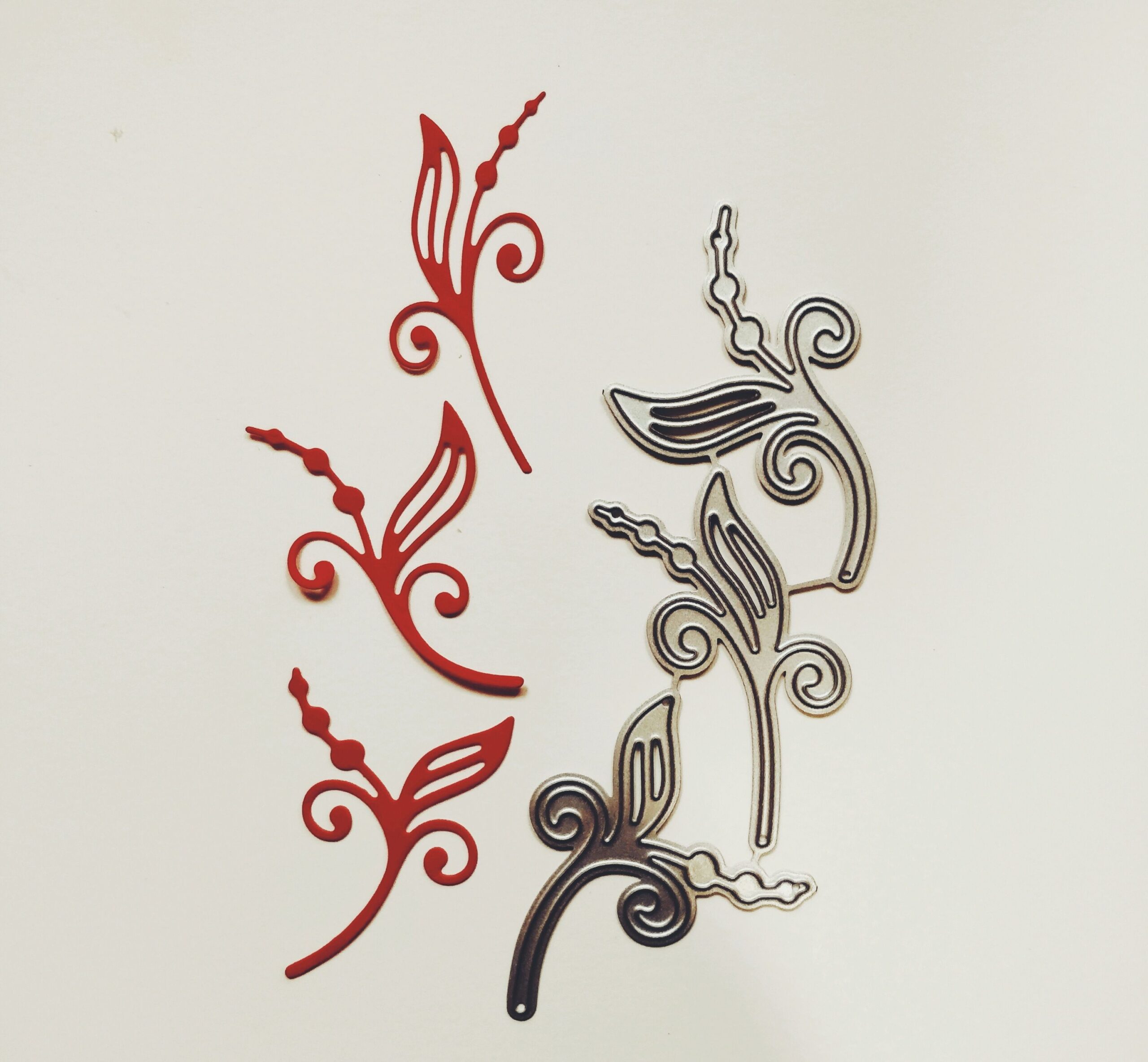Tendril Flourish Trio Die Cuts & More